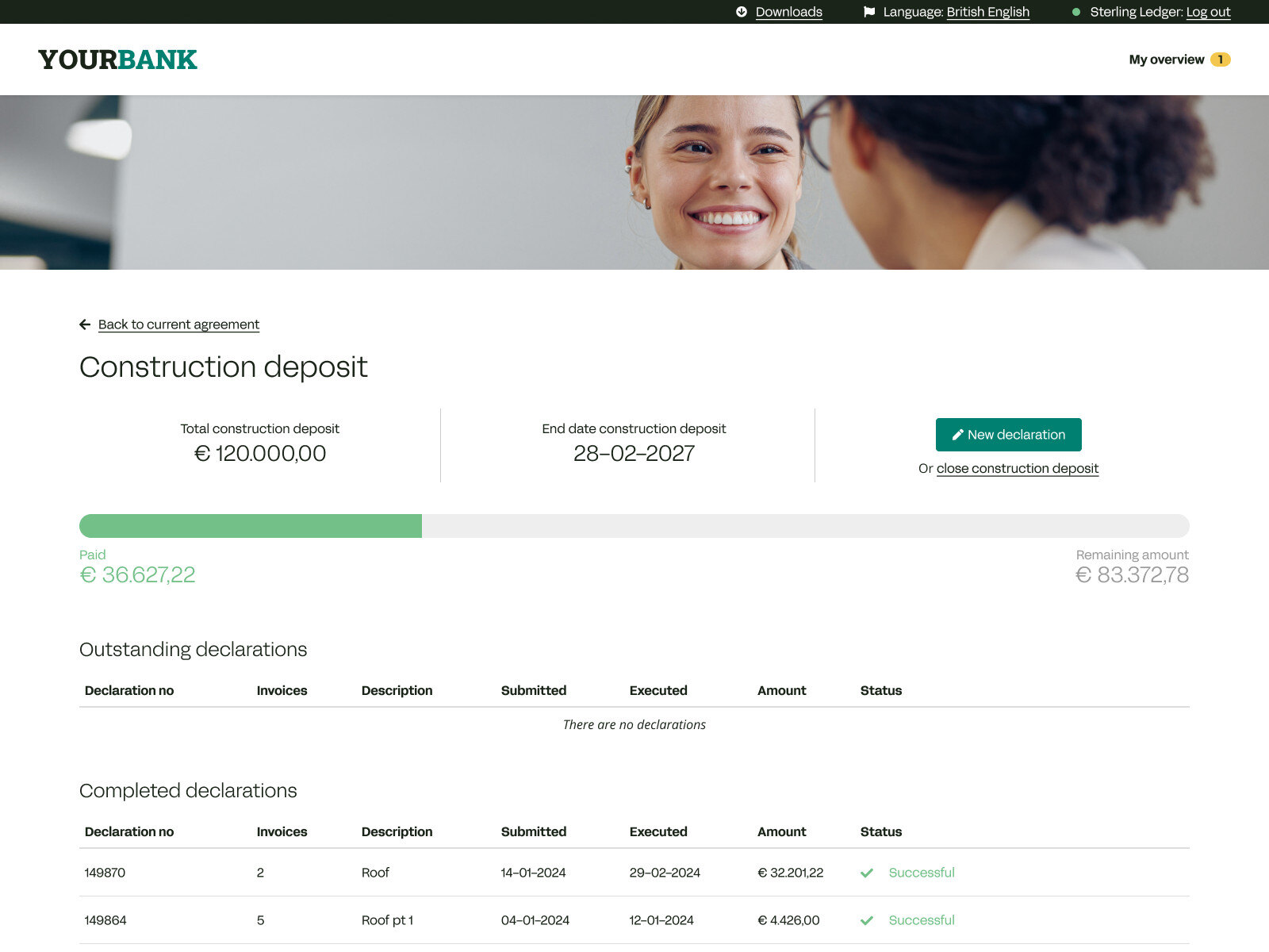 Akkuro Lending | Digital Lending | Construction deposits 
