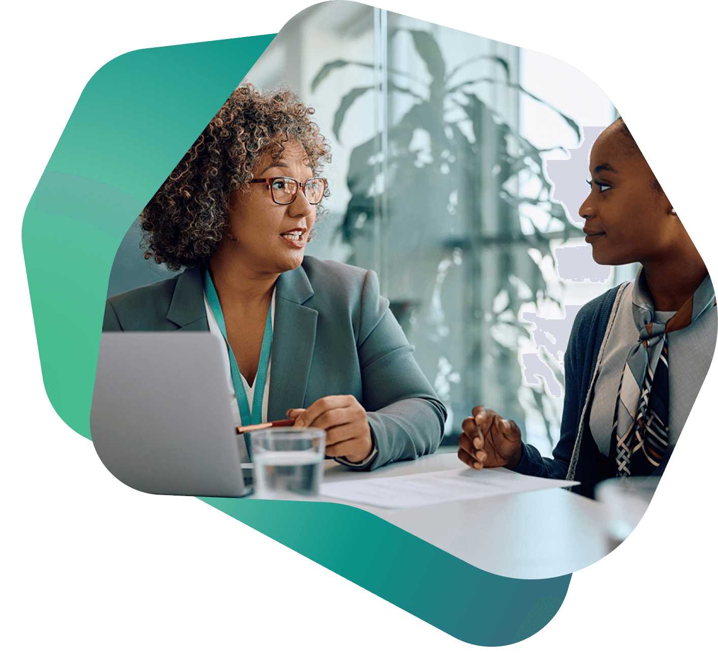 Mortgage professionals reviewing application workflows, representing automation, collaboration, and end-to-end digital mortgage lifecycle management.