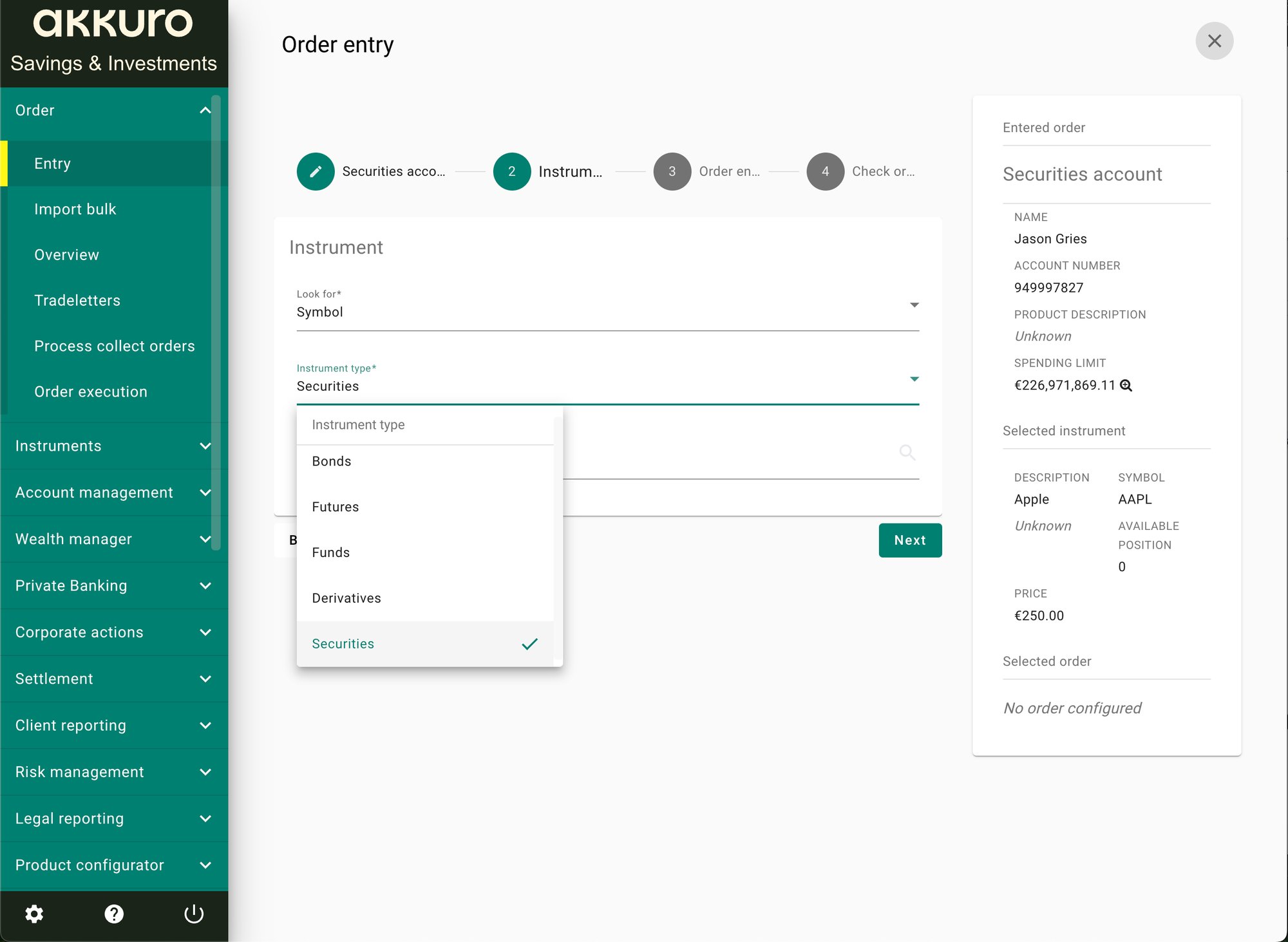 Akkuro | Composable Banking | Technology for a lifetime of finance | Investments