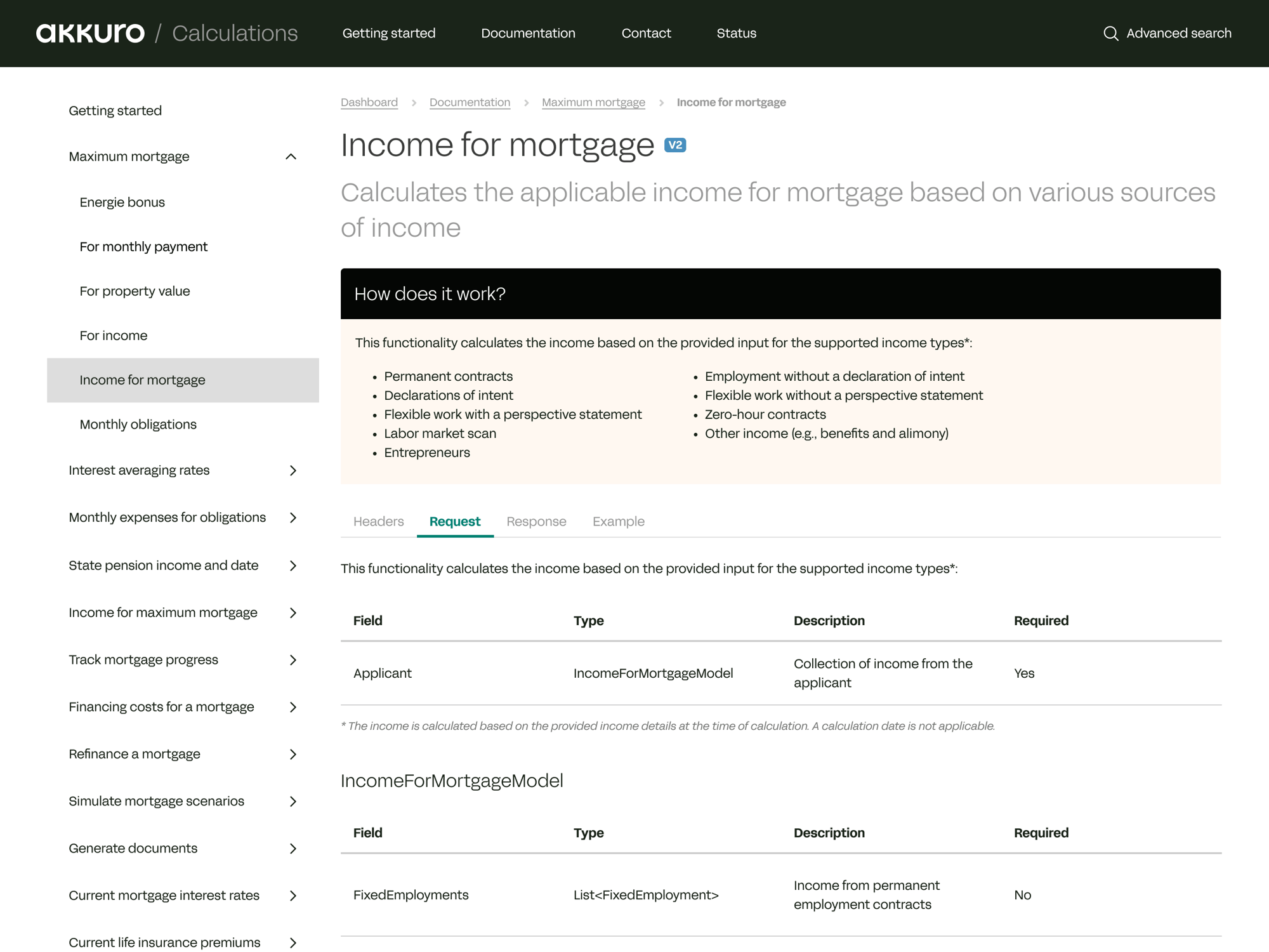 Akkuro | Calculations Engines | Mortgage Calculator