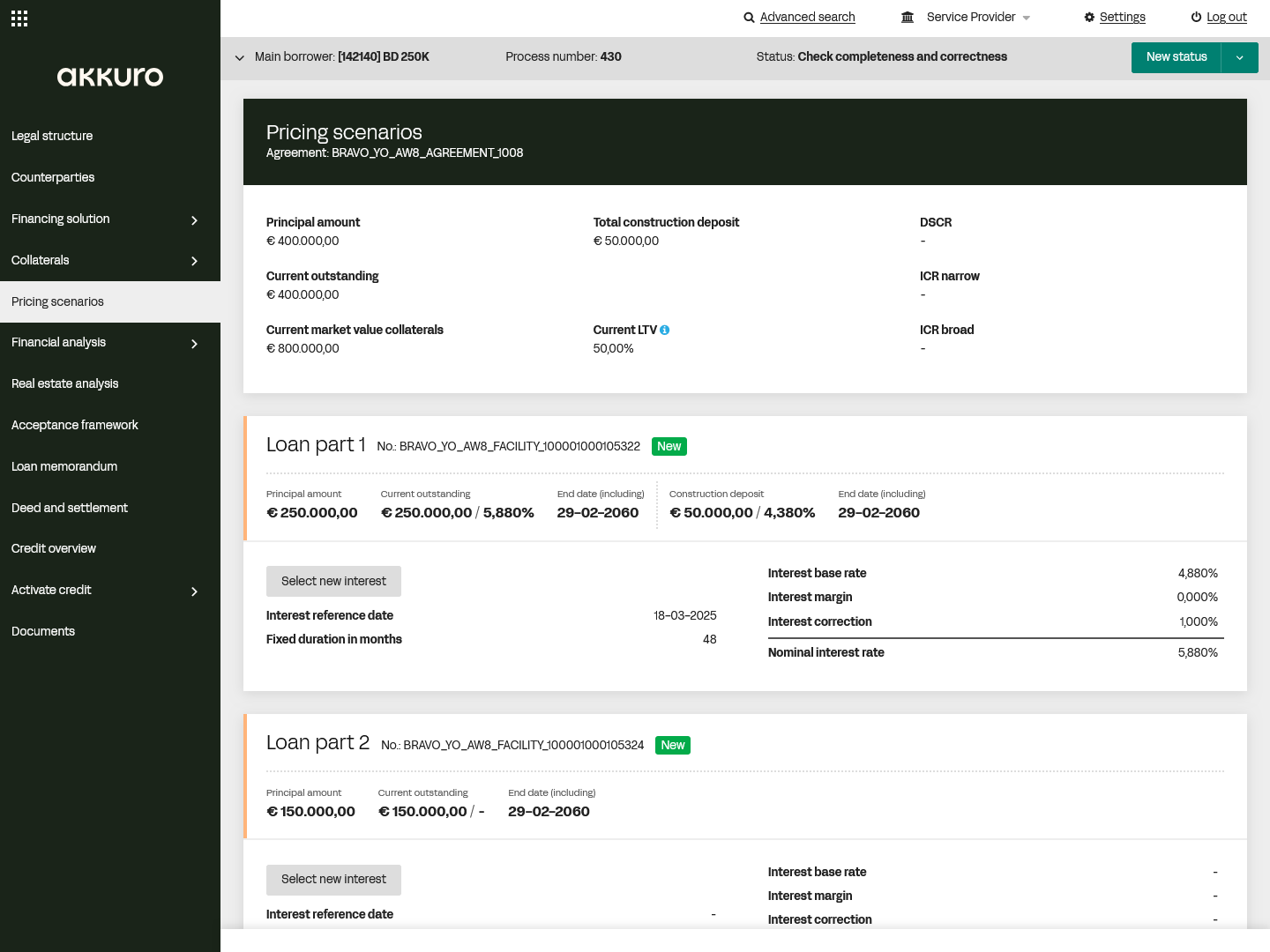 Akkuro | Calculation Engines | Lending | Enhanced loan pricing 