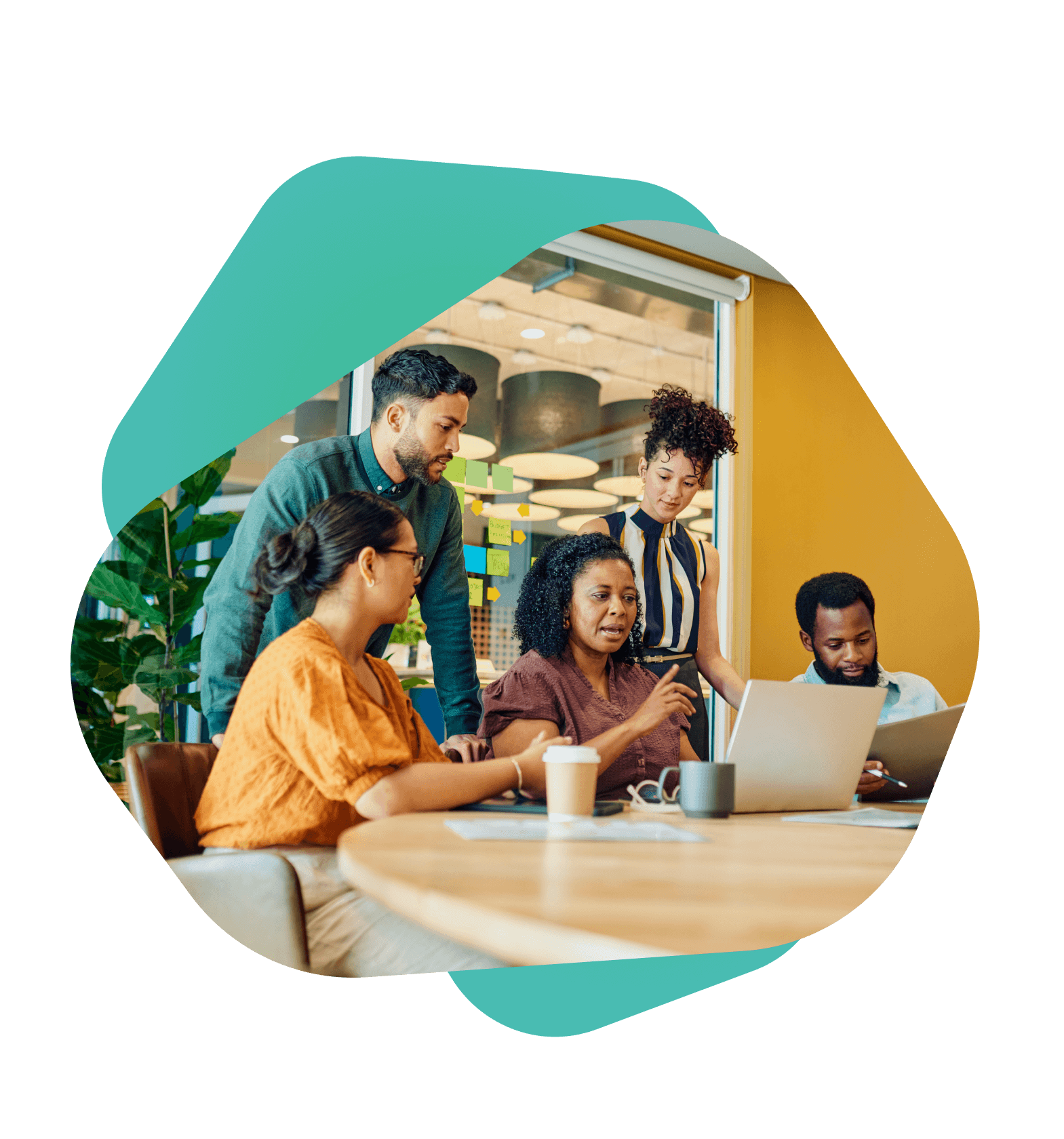 Financial professionals collaborating in a real-world setting, reflecting partnership, innovation, and successful client outcomes.